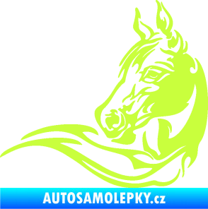 Samolepka Kůň 085 levá limetová