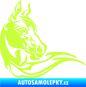 Samolepka Kůň 085 pravá limetová