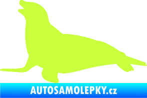 Samolepka Lachtan 002 levá limetová