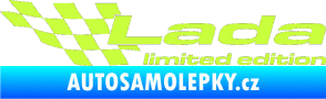 Samolepka Lada limited edition levá limetová