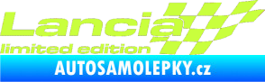 Samolepka Lancia limited edition pravá limetová