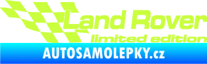Samolepka Land Rover limited edition levá limetová