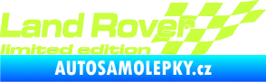 Samolepka Land Rover limited edition pravá limetová