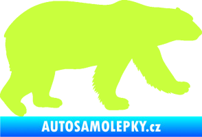 Samolepka Lední medvěd 002 pravá limetová