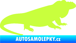 Samolepka Leguán 001 pravá limetová