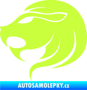 Samolepka Lev zvěrokruh 002 levá limetová