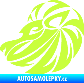 Samolepka Lev zvěrokruh 003 levá limetová