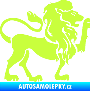 Samolepka Lev zvěrokruh 005 pravá limetová