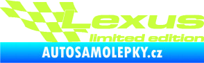 Samolepka Lexus limited edition levá limetová
