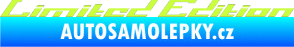 Samolepka Limited edition 009 limetová