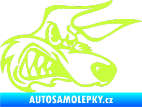 Samolepka Liška pravá limetová
