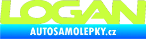 Samolepka Logan limetová