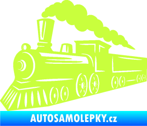 Samolepka Lokomotiva 003 levá limetová