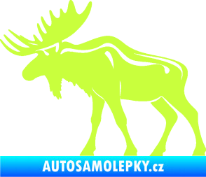 Samolepka Los 006 levá limetová