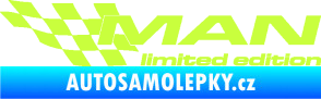 Samolepka MAN limited edition levá limetová
