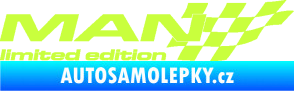 Samolepka MAN limited edition pravá limetová