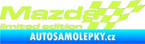 Samolepka Mazda limited edition pravá limetová