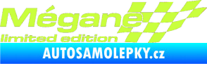 Samolepka Mégane limited edition pravá limetová