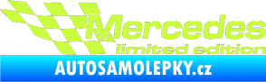 Samolepka Mercedes limited edition levá limetová