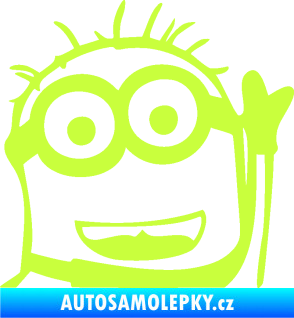 Samolepka Mimoň 002 pravá limetová