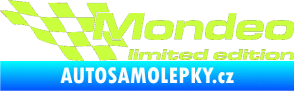Samolepka Mondeo limited edition levá limetová