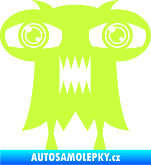 Samolepka Monstrum 003 pravá limetová