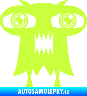Samolepka Monstrum 003 levá limetová