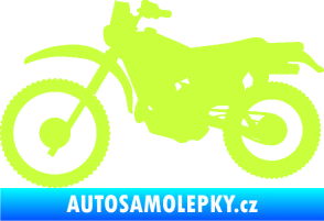 Samolepka Motorka 046 levá limetová