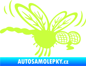 Samolepka Moucha 003 pravá limetová