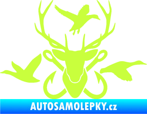 Samolepka Myslivost 005 pravá limetová