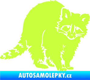 Samolepka Mýval 002 pravá limetová