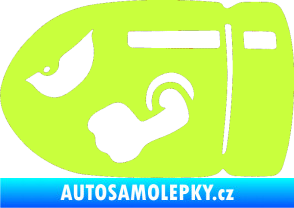 Samolepka Náboj 001 levá limetová
