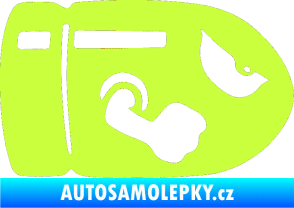 Samolepka Náboj 001 pravá limetová