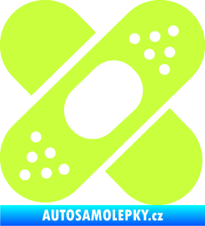 Samolepka Náplast 001 limetová