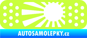 Samolepka Náplast 002 levá limetová