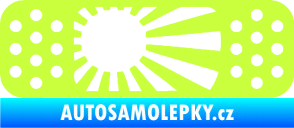 Samolepka Náplast 002 pravá limetová