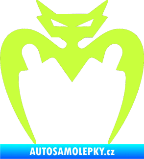 Samolepka Netopýr 001  limetová