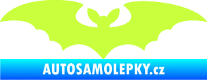 Samolepka Netopýr 006 limetová