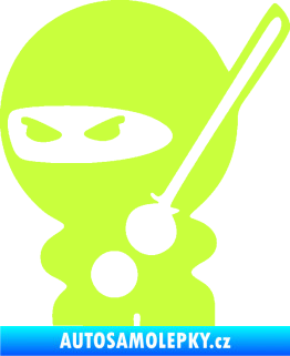 Samolepka Ninja baby 001 levá limetová
