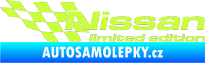 Samolepka Nissan limited edition levá limetová