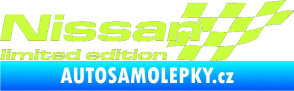 Samolepka Nissan limited edition pravá limetová