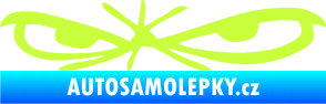 Samolepka Oči 002 levá limetová