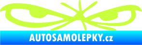 Samolepka Oči 002 pravá limetová