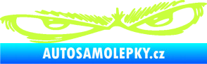 Samolepka Oči 005 pravá limetová