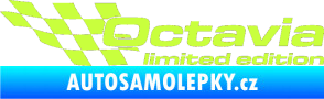 Samolepka Octavia limited edition levá limetová
