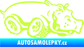 Samolepka Off Road 006 pravá hroch limetová