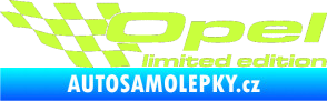 Samolepka Opel limited edition levá limetová