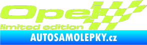 Samolepka Opel limited edition pravá limetová
