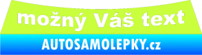 Samolepka Opel Omega 90 - přední limetová