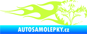 Samolepka Orel 004 pravá limetová